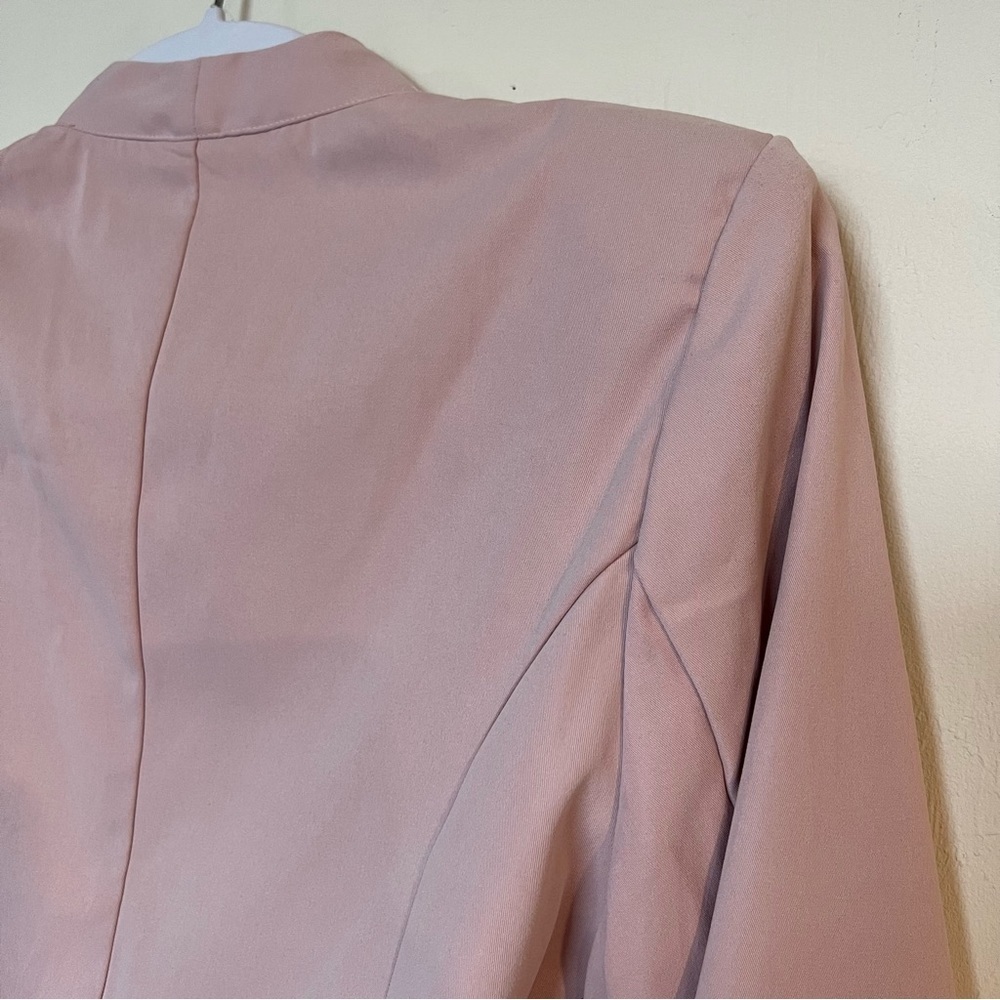 SHEIN Layer Detail Sleeve Open Front Blazer Size M - Picture 4 of 8